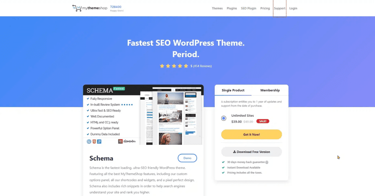 Top 8 theme wordpress bán hàng được ưa chuộng nhất hiện nay 13 Theme Schema