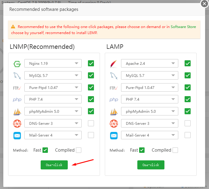 cài webserver