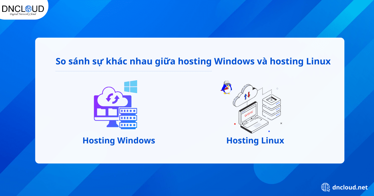 Hosting Windows là gì? Những lưu ý khi sử dụng hosting Windows 11 So sánh sự khác nhau giữa hosting Windows và hosting Linux
