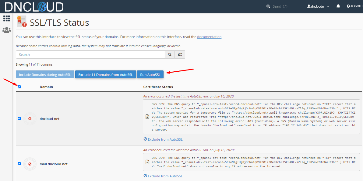 ssl tls status 2