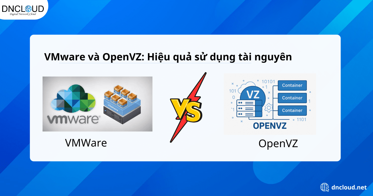 VMware và OpenVZ: Hiệu quả sử dụng tài nguyên