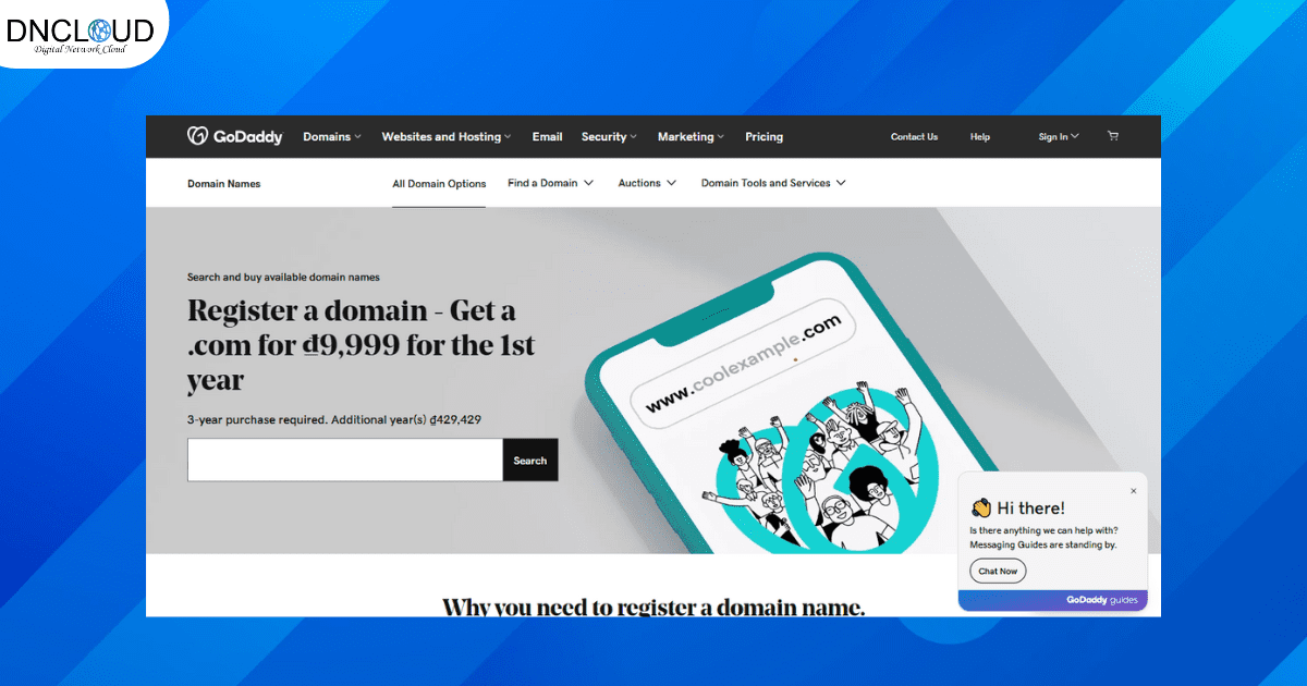 Nhà cung cấp tên Miền GoDaddy