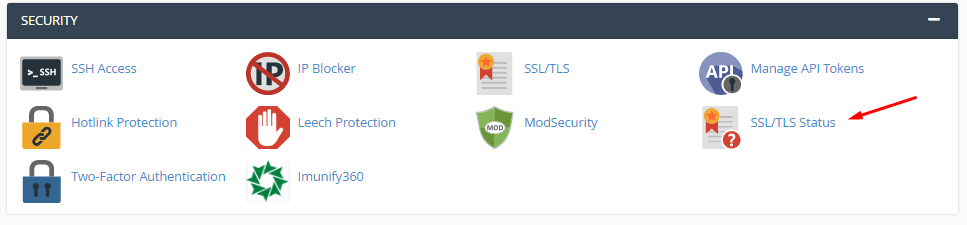 SSL/TLS Status