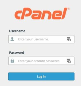 cPanel Login 1