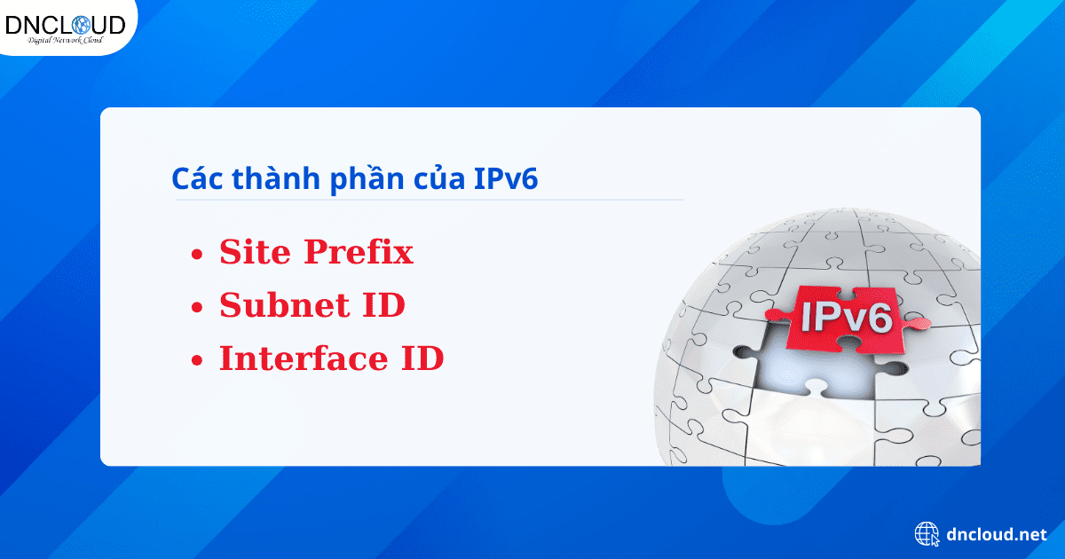 Thành phần của địa chỉ IPv6 gồm những gì?