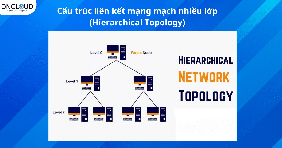 Cấu trúc liên kết mạng mạch nhiều lớp (Hierarchical Topology)