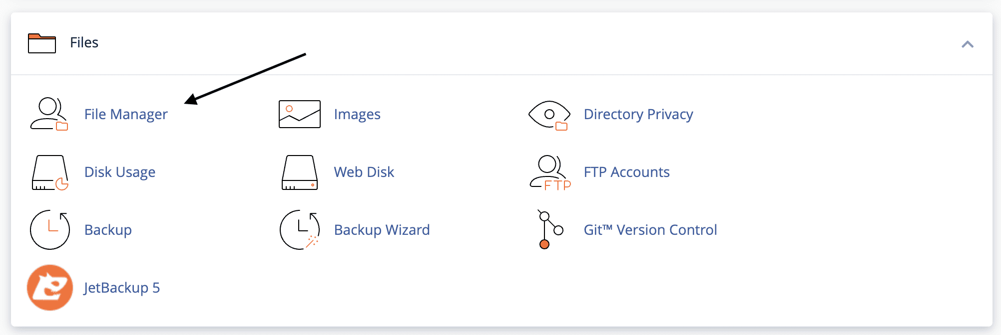 Quản lý file cPanel