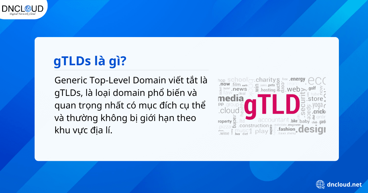 Generic top-level domain (gTLDs)