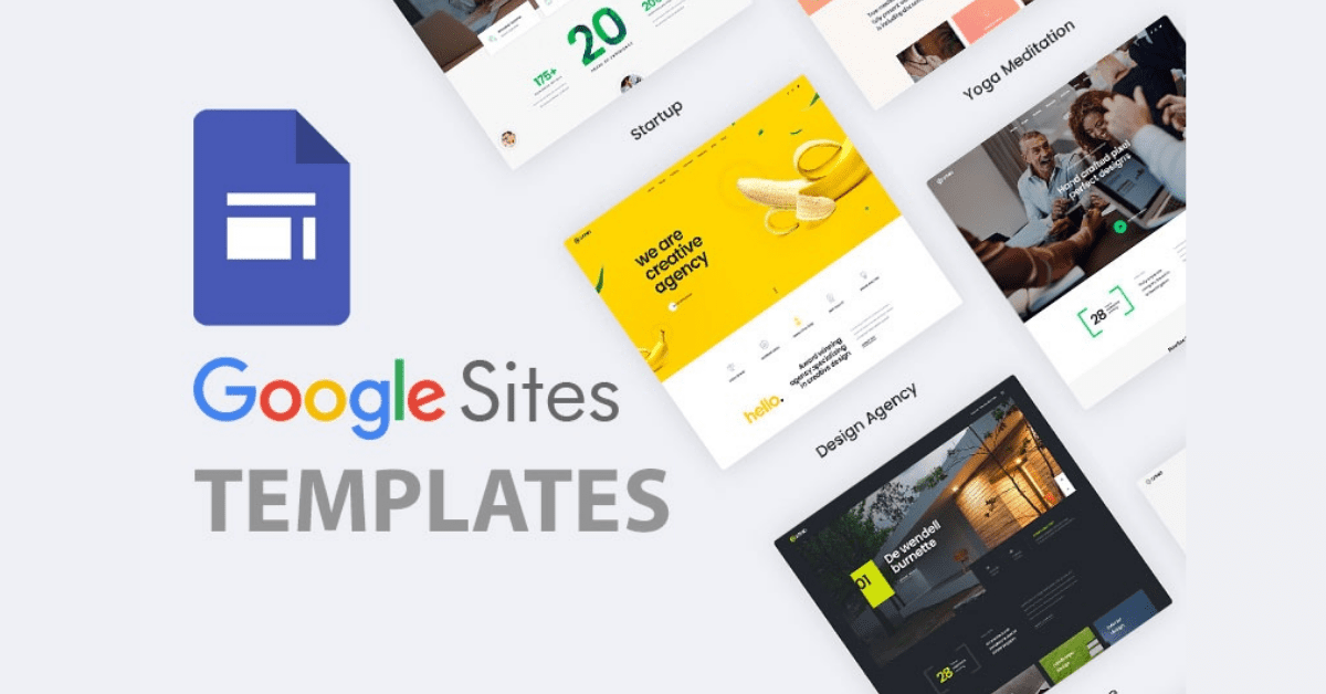 google sites template
