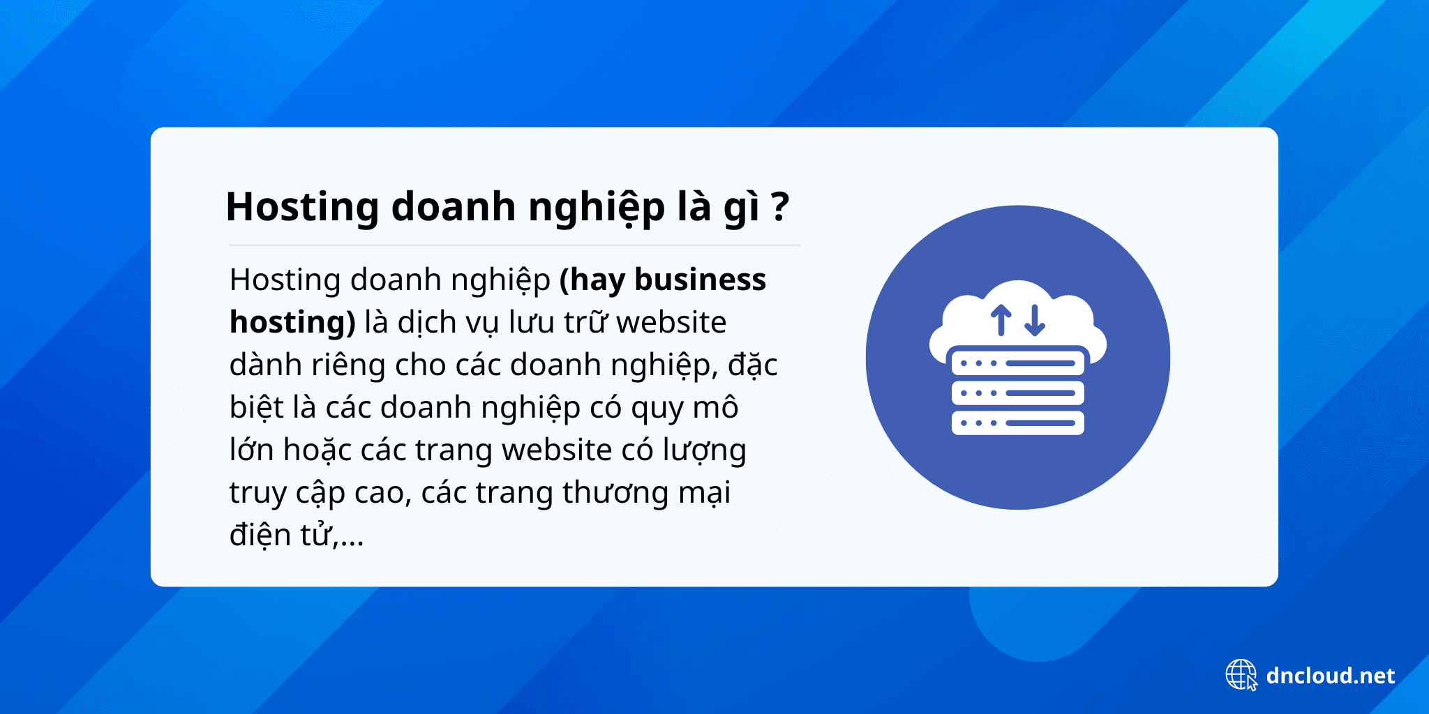 Hosting doanh nghiệp là gì