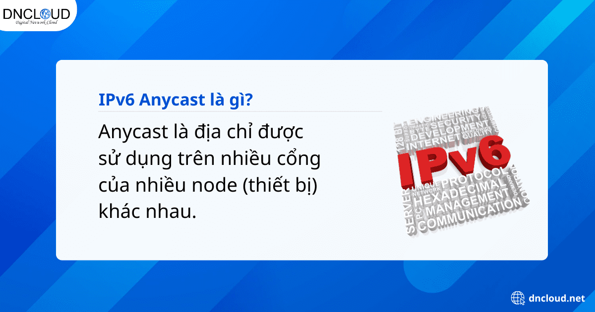 IPv6 Anycast là gì?