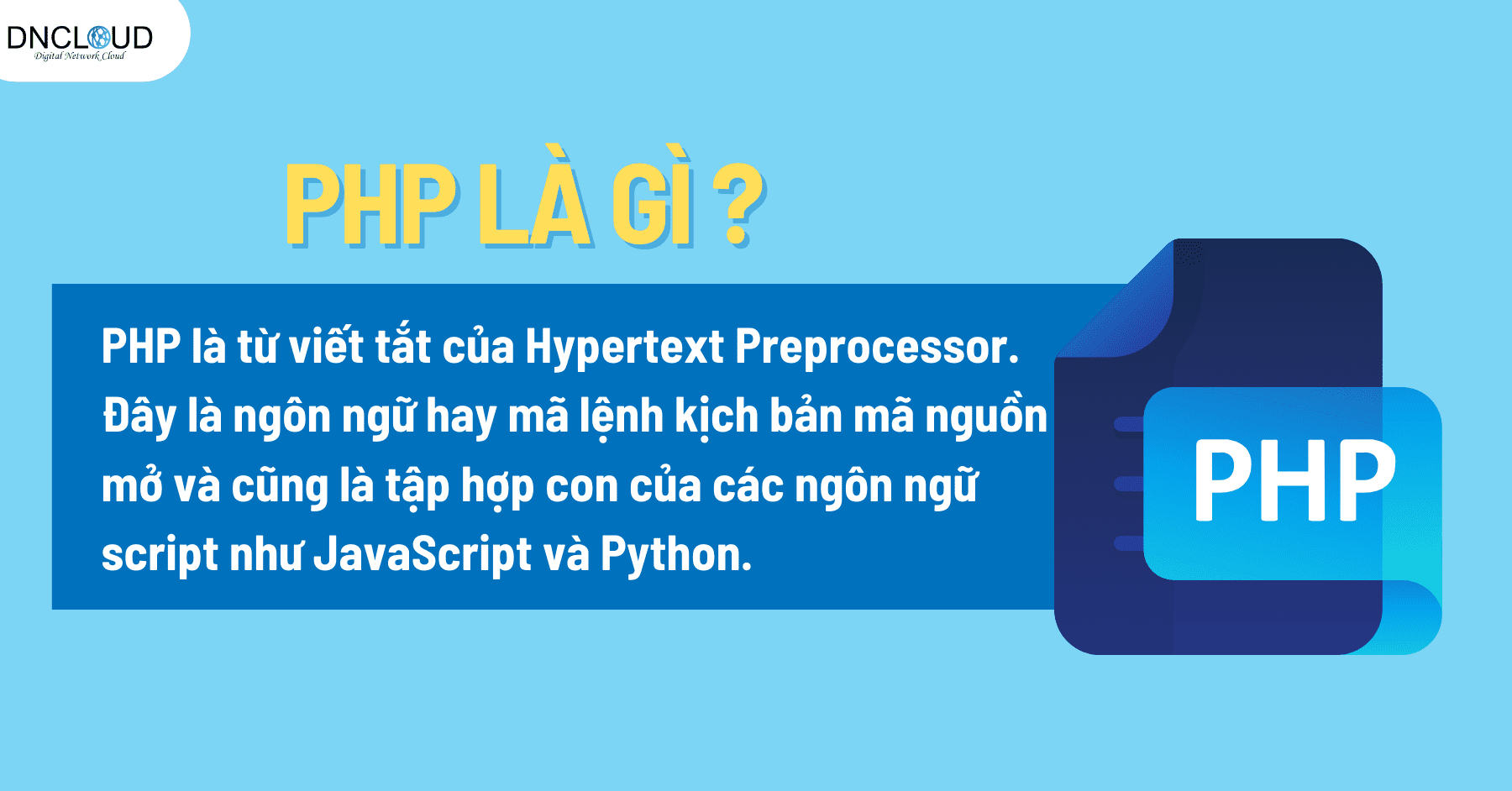 khái niệm về PHP