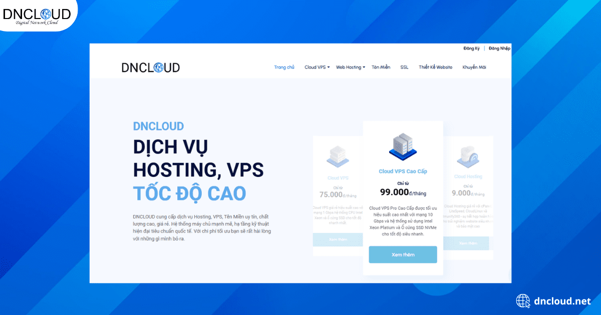 Nhà cung cấp Shared hosting DNCLOUD