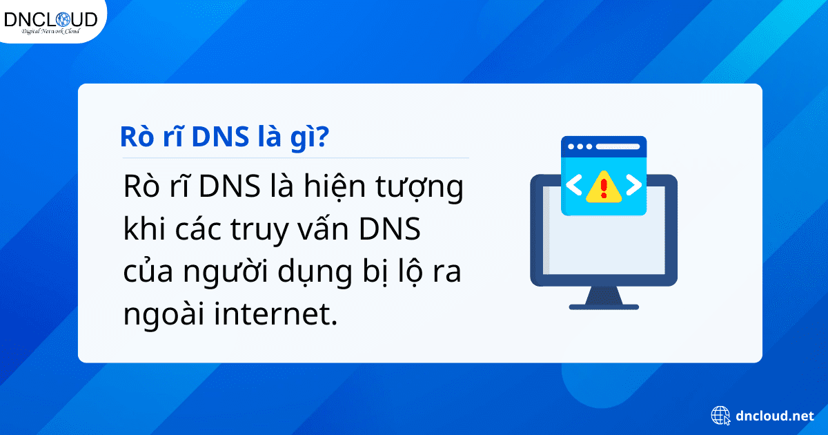 Khái niệm về rõ rĩ DNS