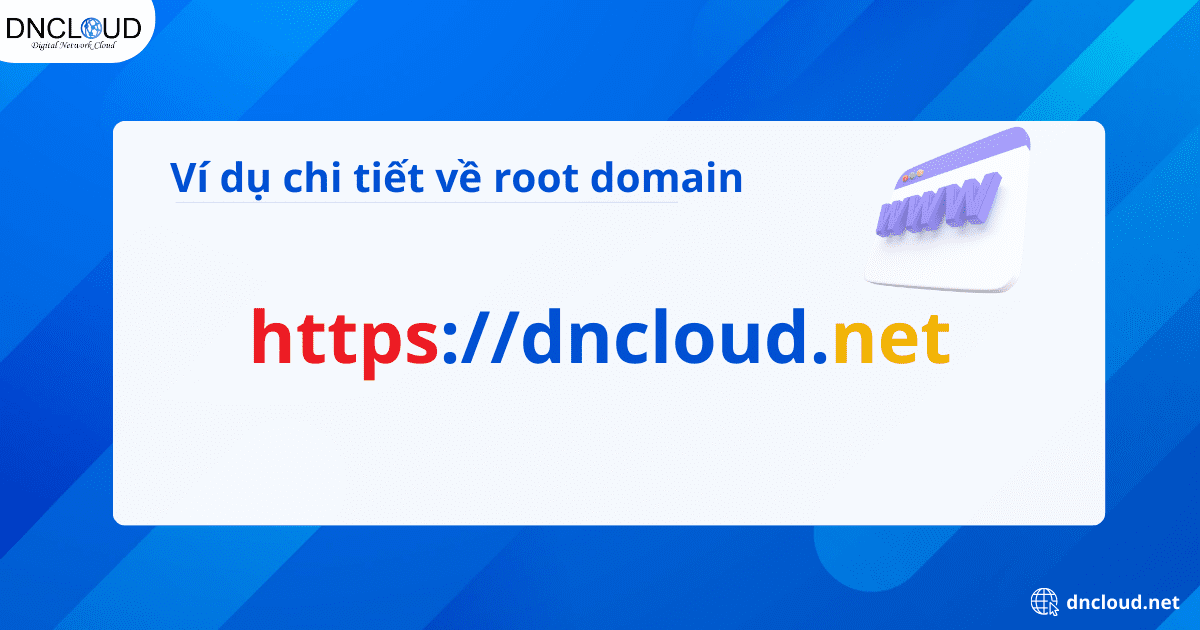 Ví dụ cụ thể về root domain