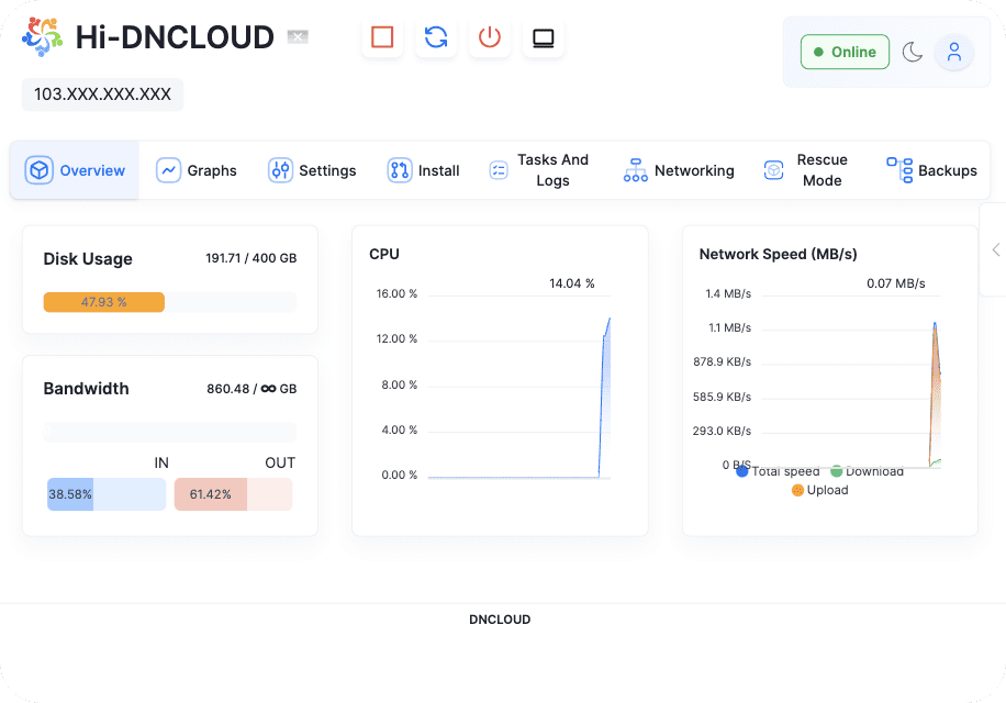 Trình quản lý VPS Giá Rẻ